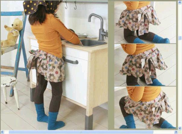 legging skirt ketat anak perempuan
